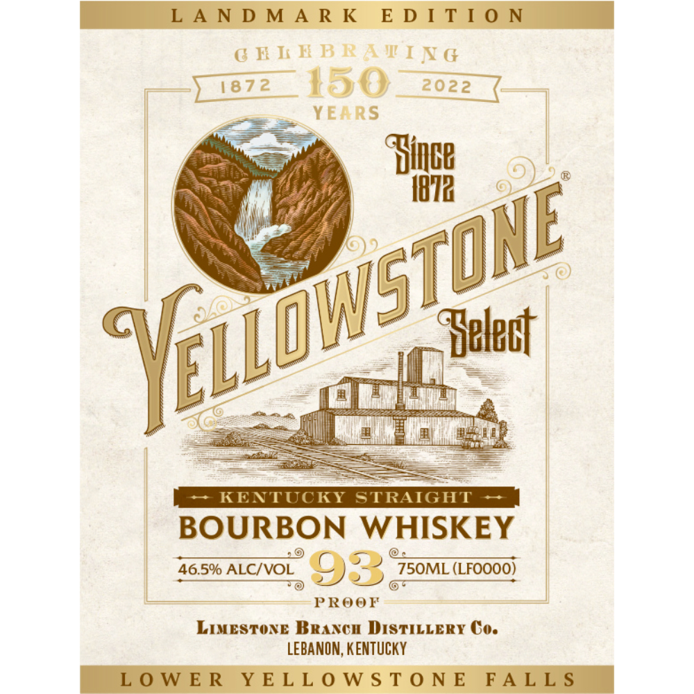 Buy Yellowstone Select Landmark Edition Bourbon Lower Yellowstone Falls Online