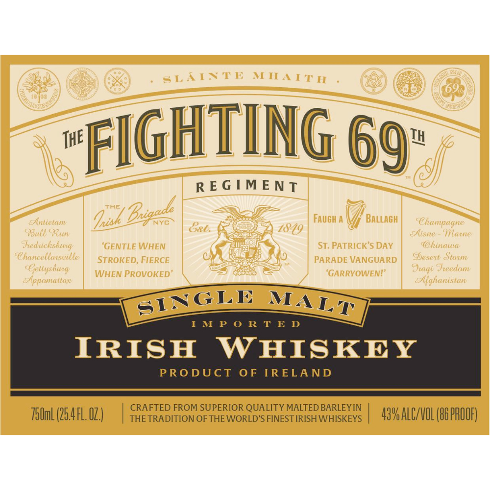 Buy Fighting 69th Single Malt Irish Whiskey Online