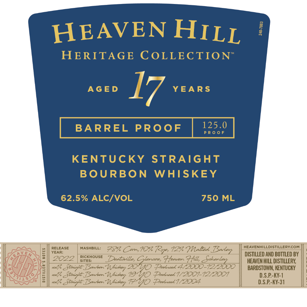 Buy Heaven Hill Heritage Collection 17 Year Old Bourbon Online