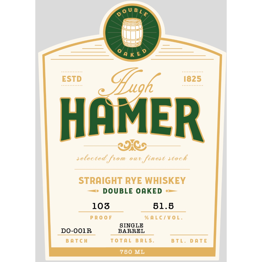 Buy Hugh Hamer Double Oaked Straight Rye Online