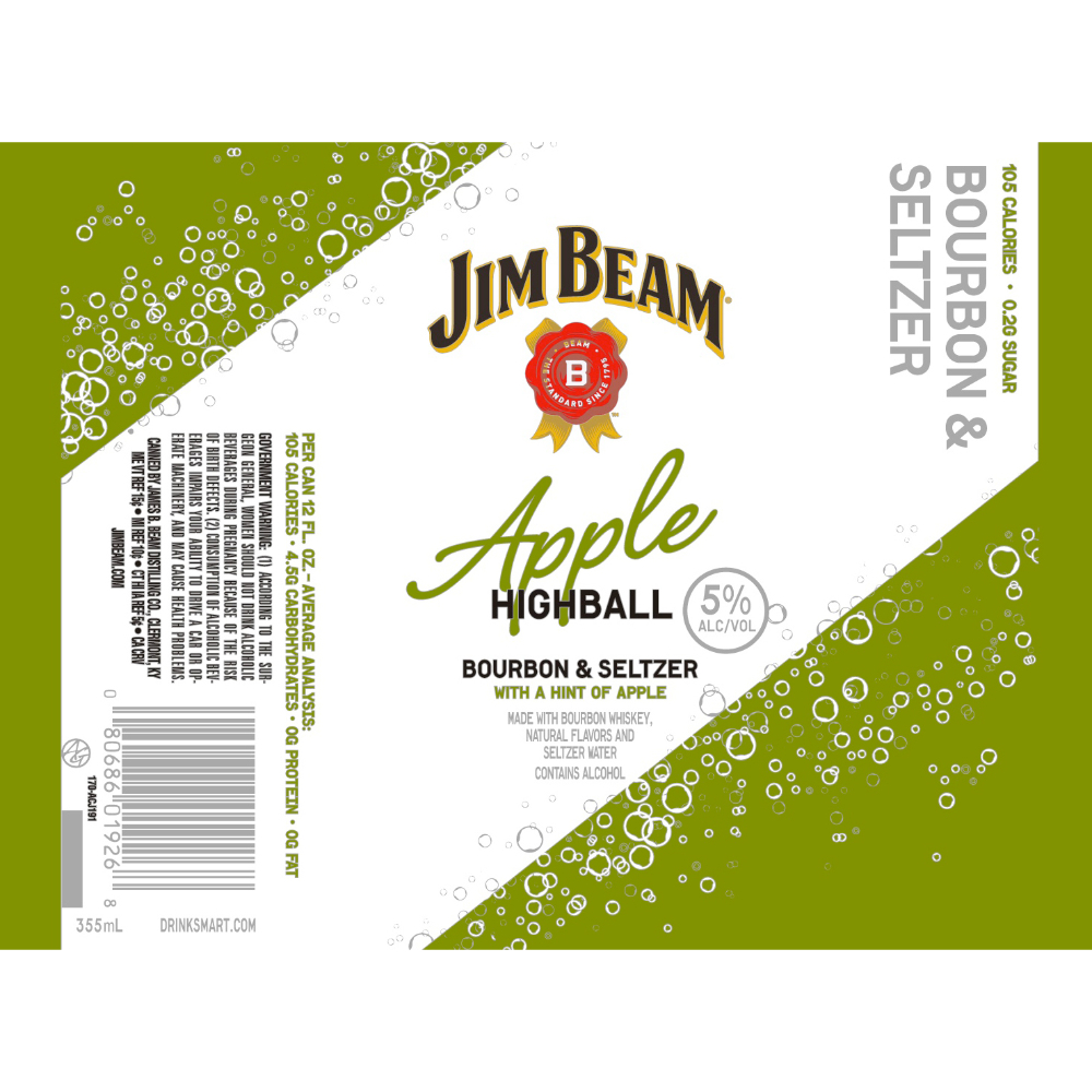 Buy Jim Beam Apple Highball Bourbon & Seltzer Online