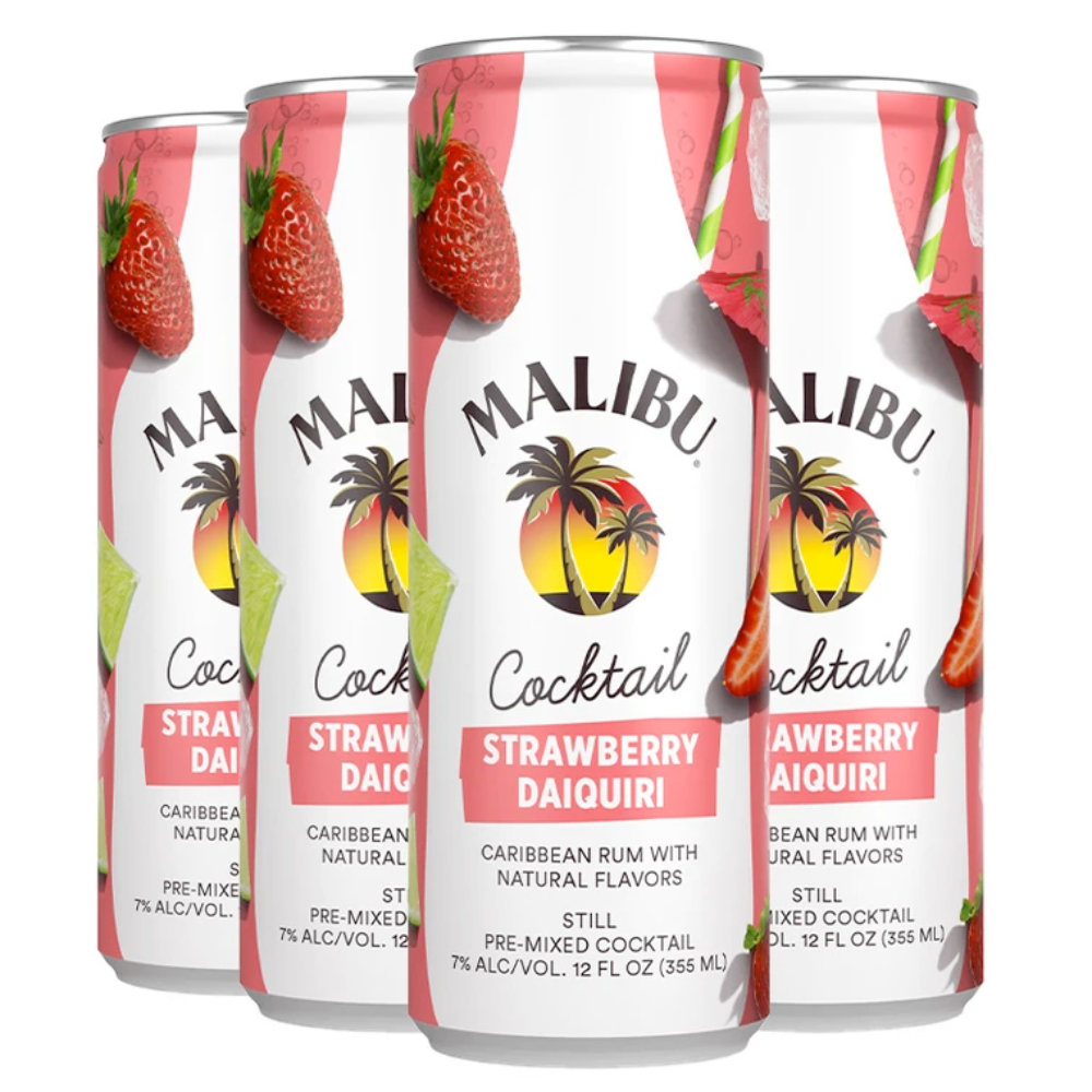 Buy Malibu Strawberry Daiquiri Canned Cocktails Online