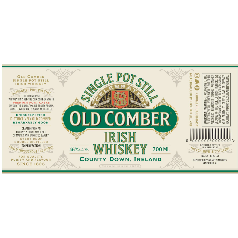 Buy Old Comber Irish Whiskey Online