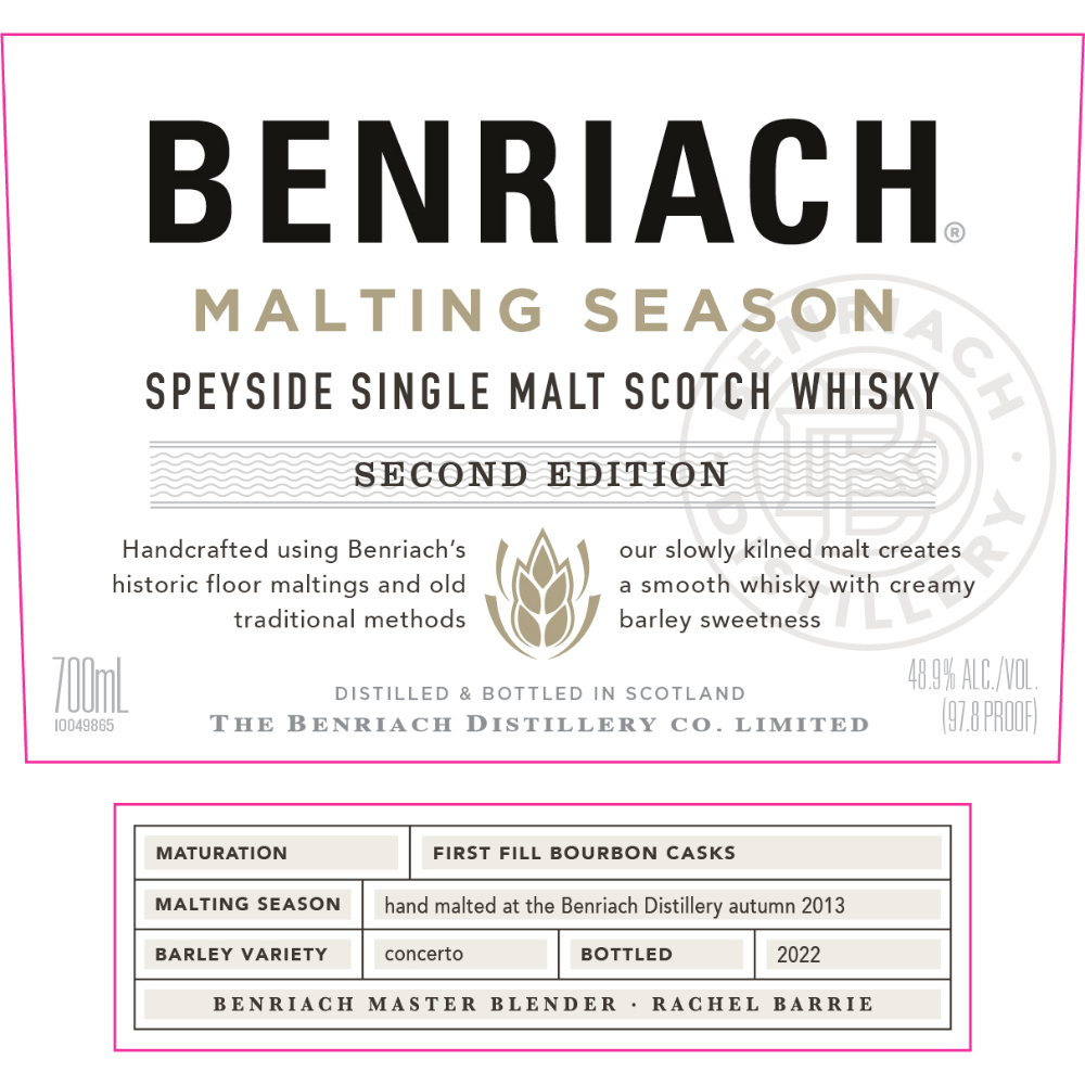 Buy Benriach Malting Season Second Edition Online