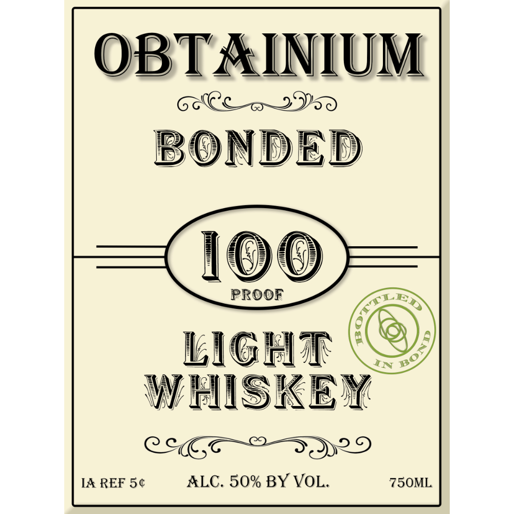 Buy Cat's Eye Distillery Obtainium Bonded Light Whiskey Online