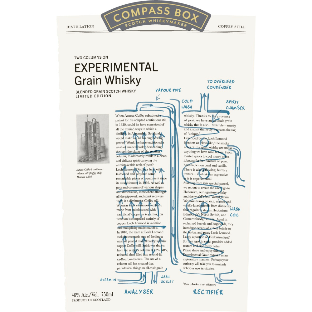 Buy Compass Box Experimental Grain Whisky Limited Edition Online