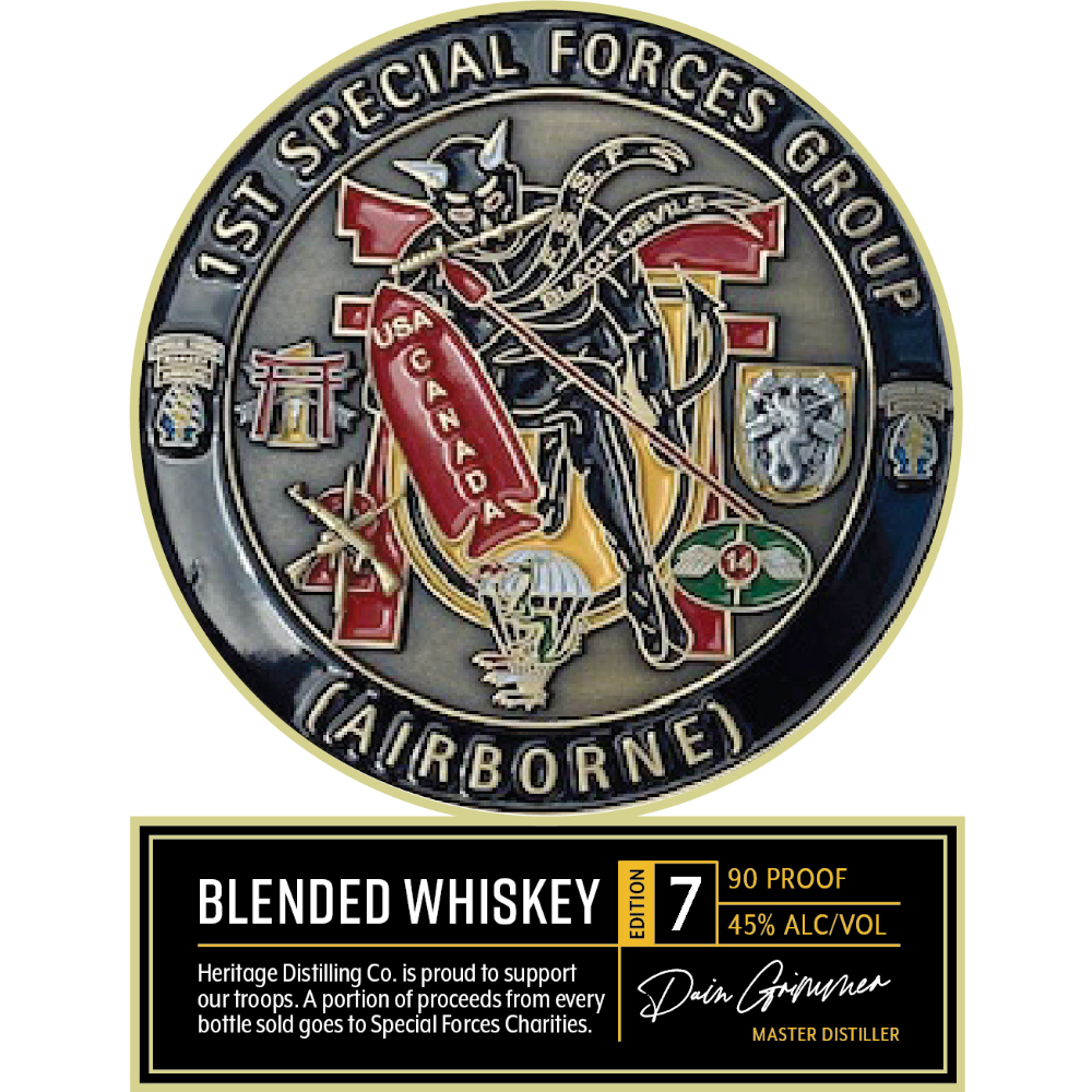 Buy Heritage Distilling 1st Special Forces Group Whiskey 7th Edition Online