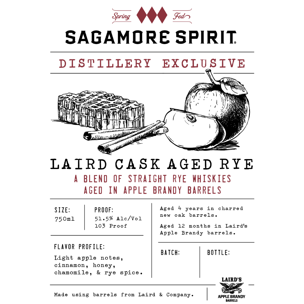 Buy Sagamore Spirit Laird Cask Aged Rye Online