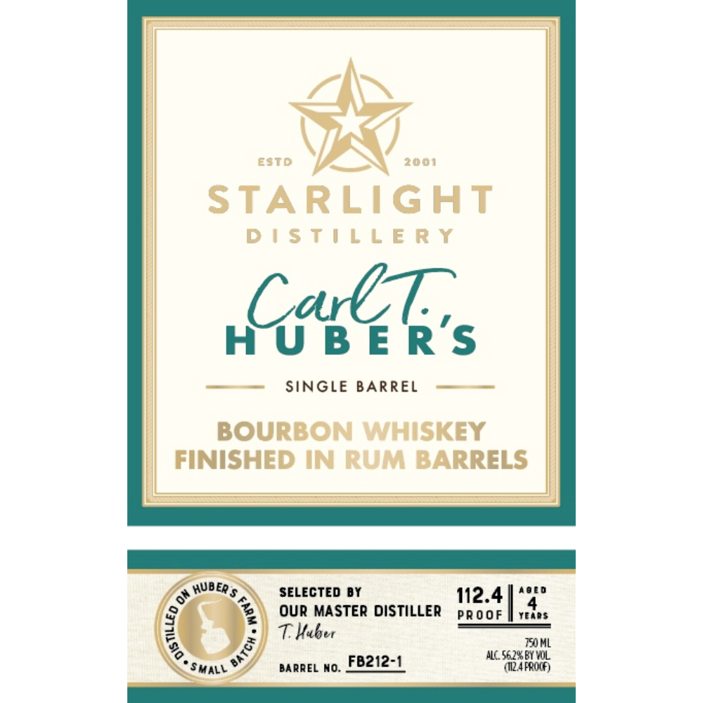 Buy Starlight Carl T. Bourbon Finished In Rum Barrels Online