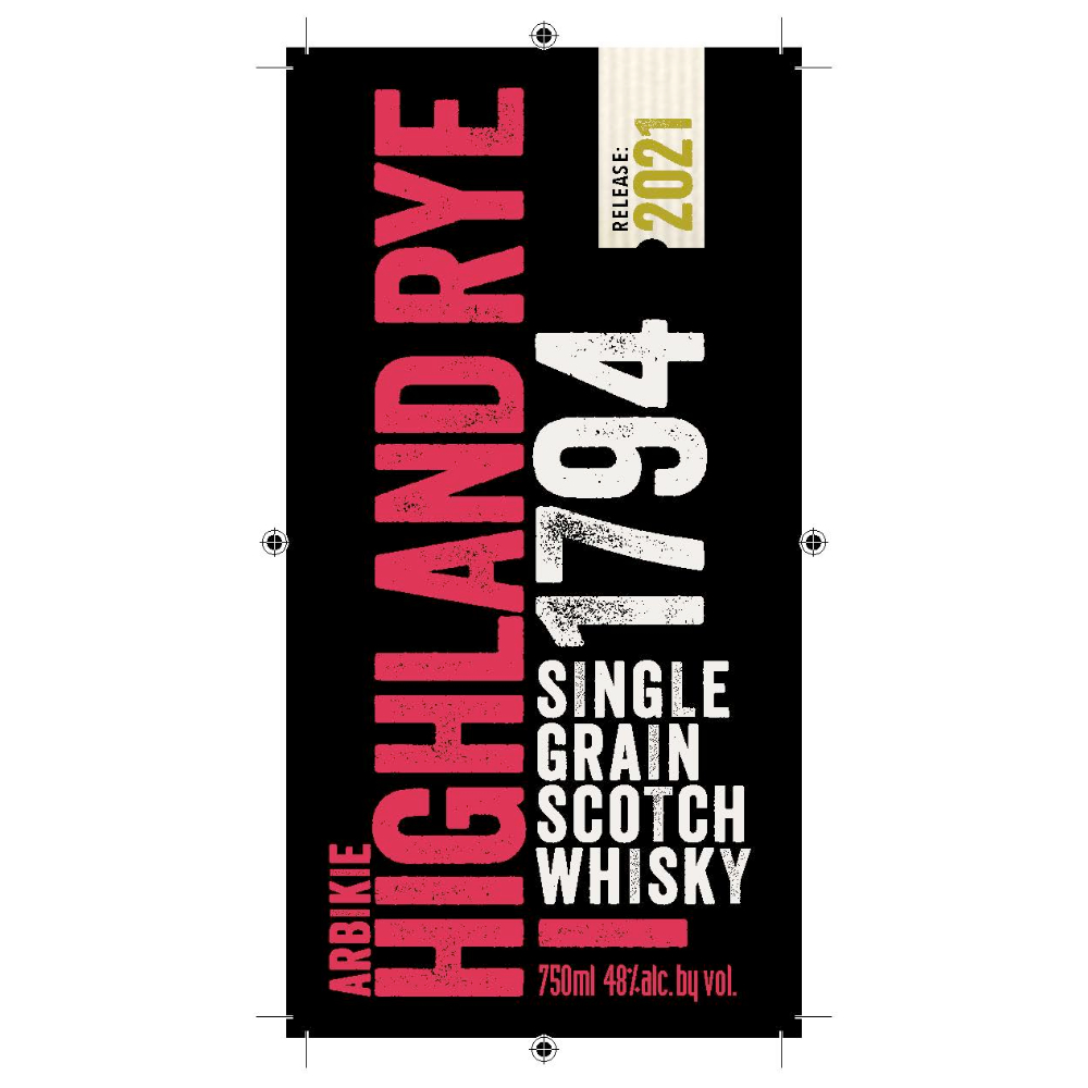 Buy Arbikie Highland Rye 1794 2021 Release Online