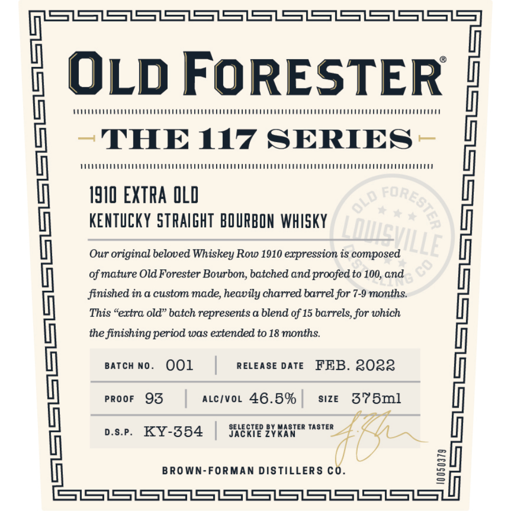 Buy Old Forester The 117 Series 1910 Extra Old Online