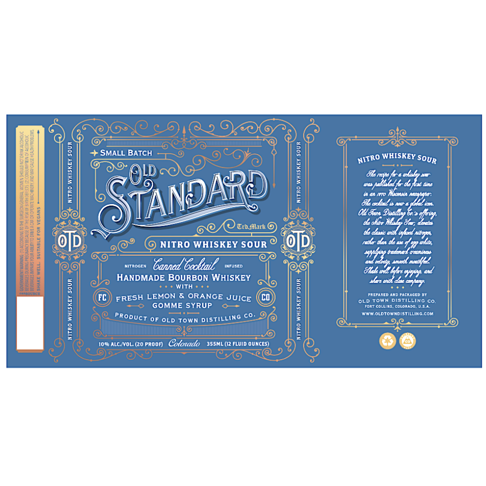 Buy Old Standard Nitro Whiskey Sour Online
