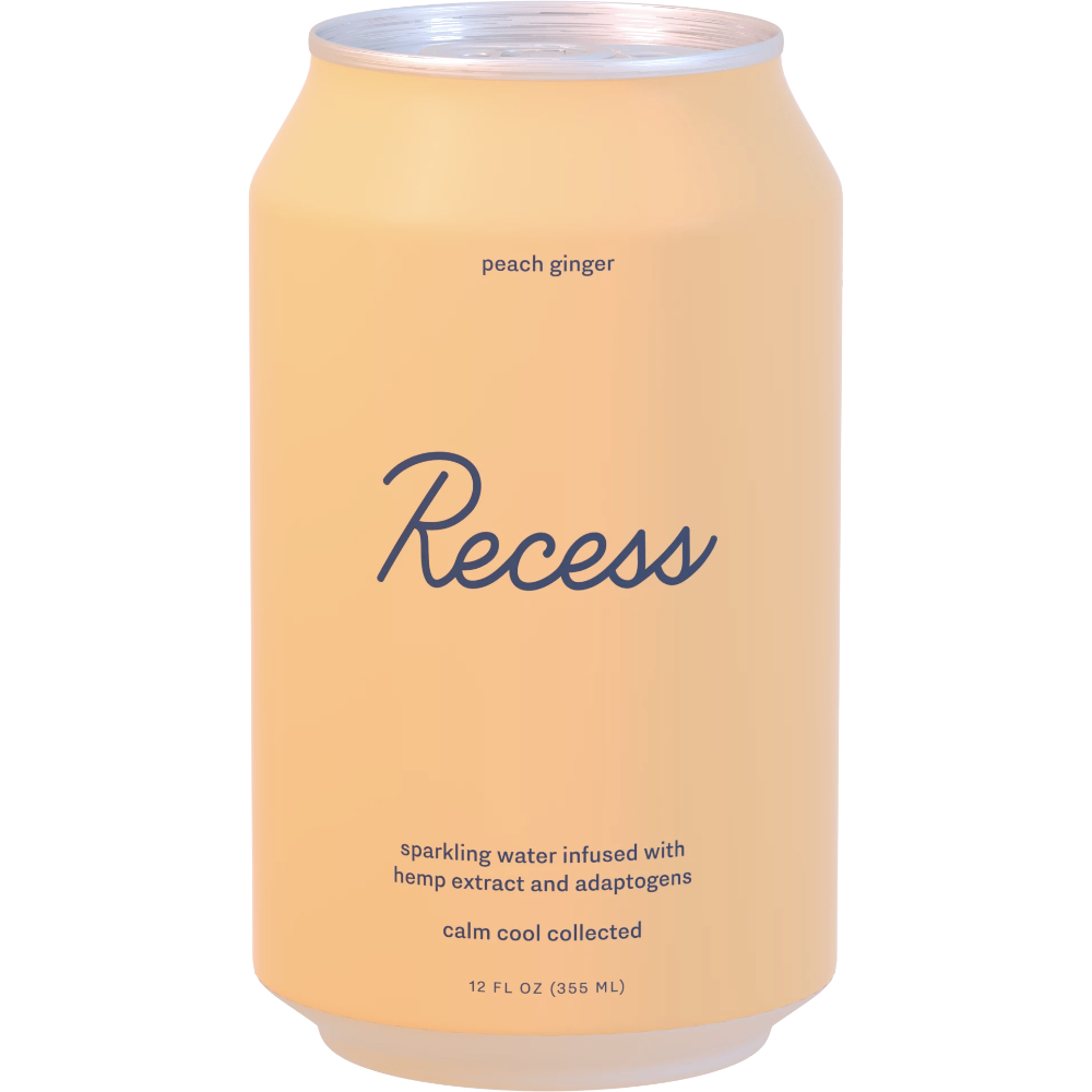 Buy Recess Peach Ginger Sparkling CBD Drink Online