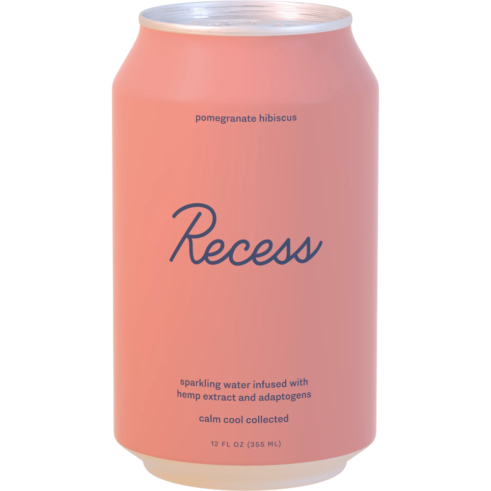 Buy Recess Pomegranate Hibiscus Sparkling CBD Drink Online