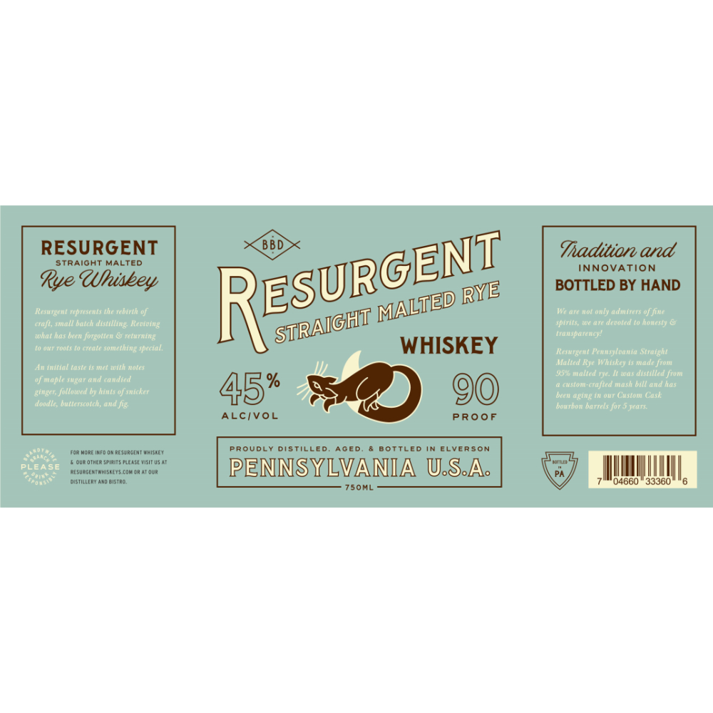 Buy Resurgent Straight Malted Rye Whiskey Online