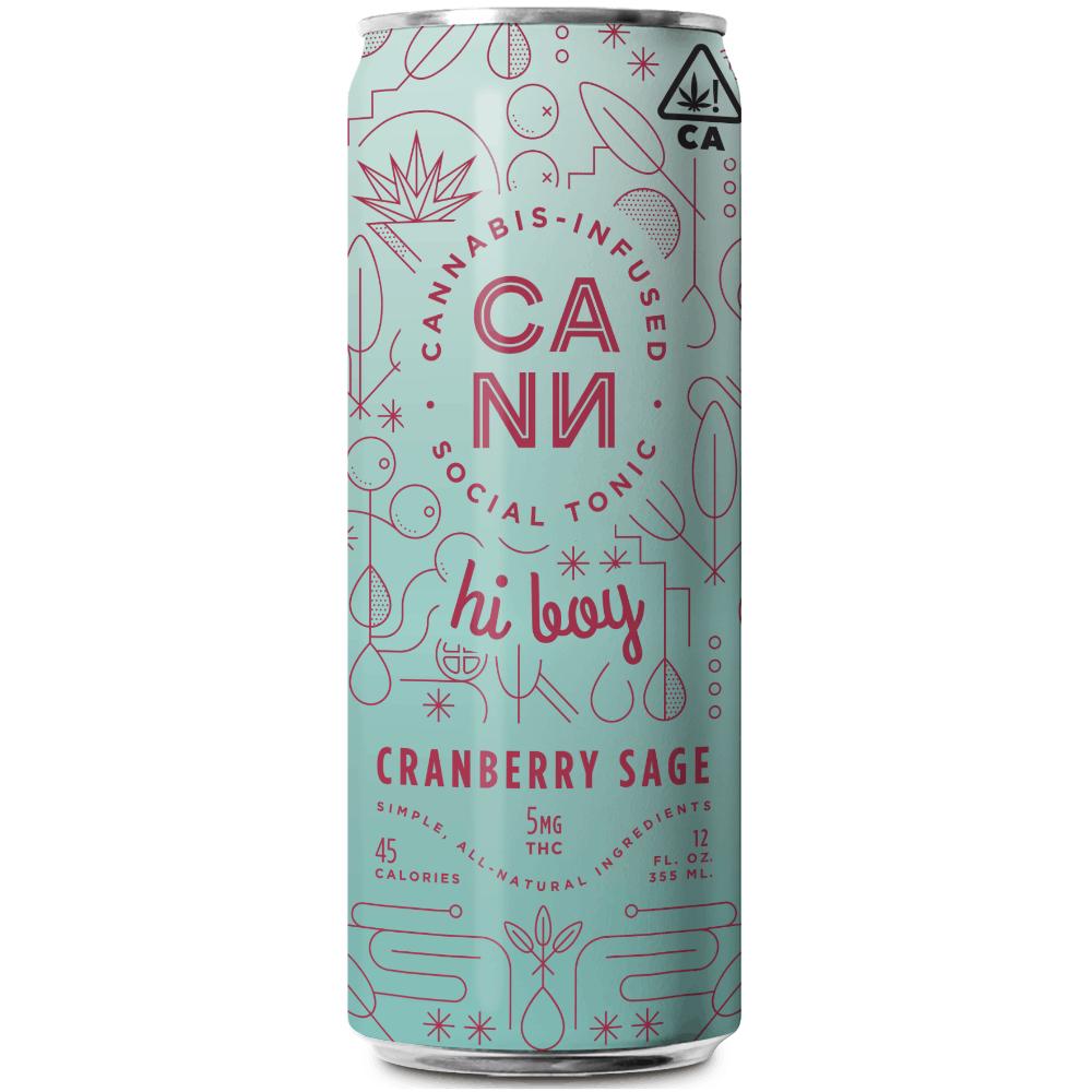 Cann Cranberry Sage Hi Boy CBD Drink