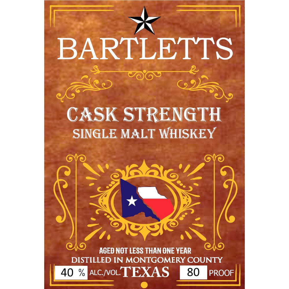 Buy Bartletts Cask Strength Single Malt whiskey Online