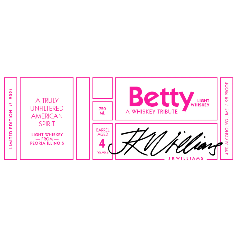 Buy Betty Light Whiskey a Whiskey Tribute Online
