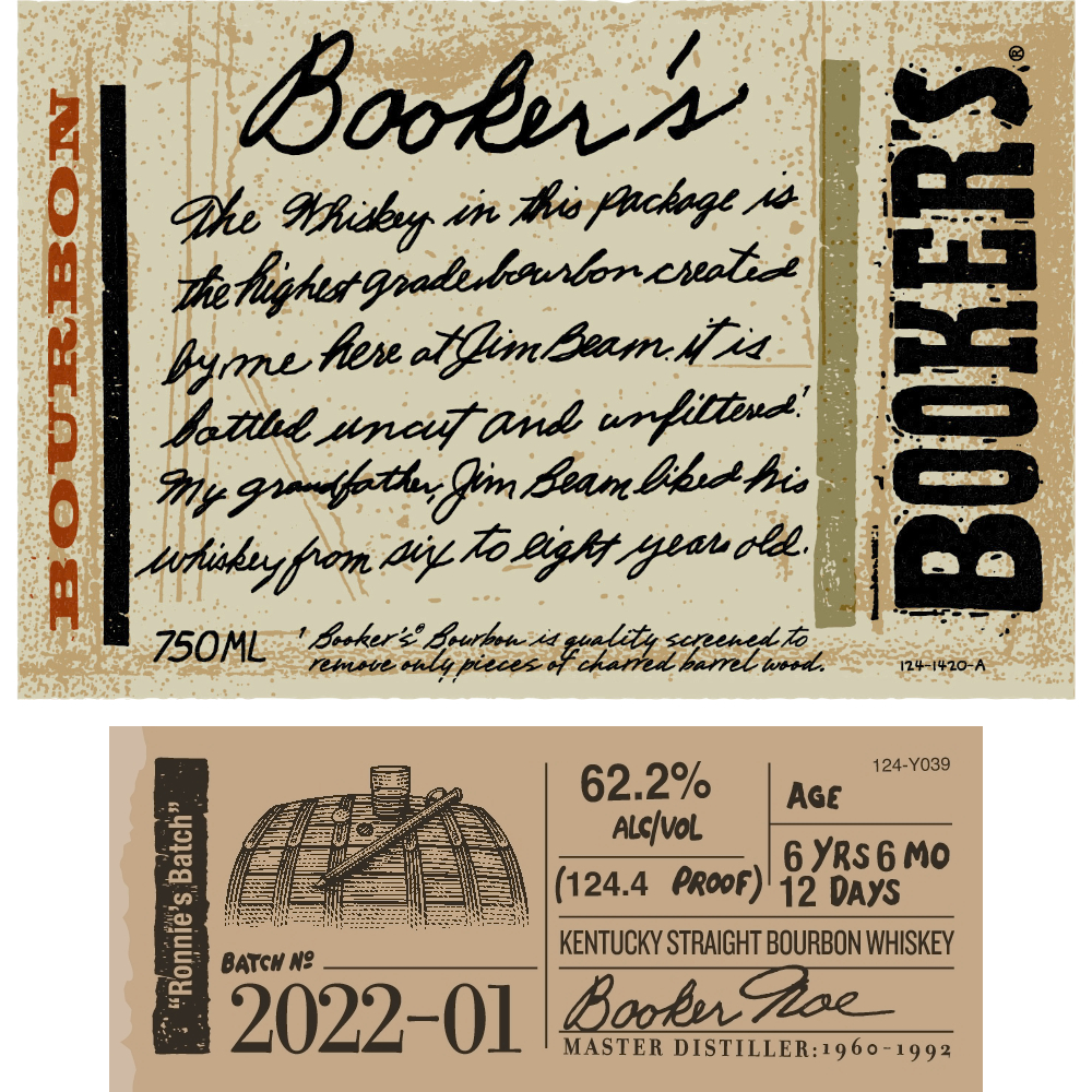 Buy Booker’s “Ronnie’s Batch” Batch 2022-01 Online