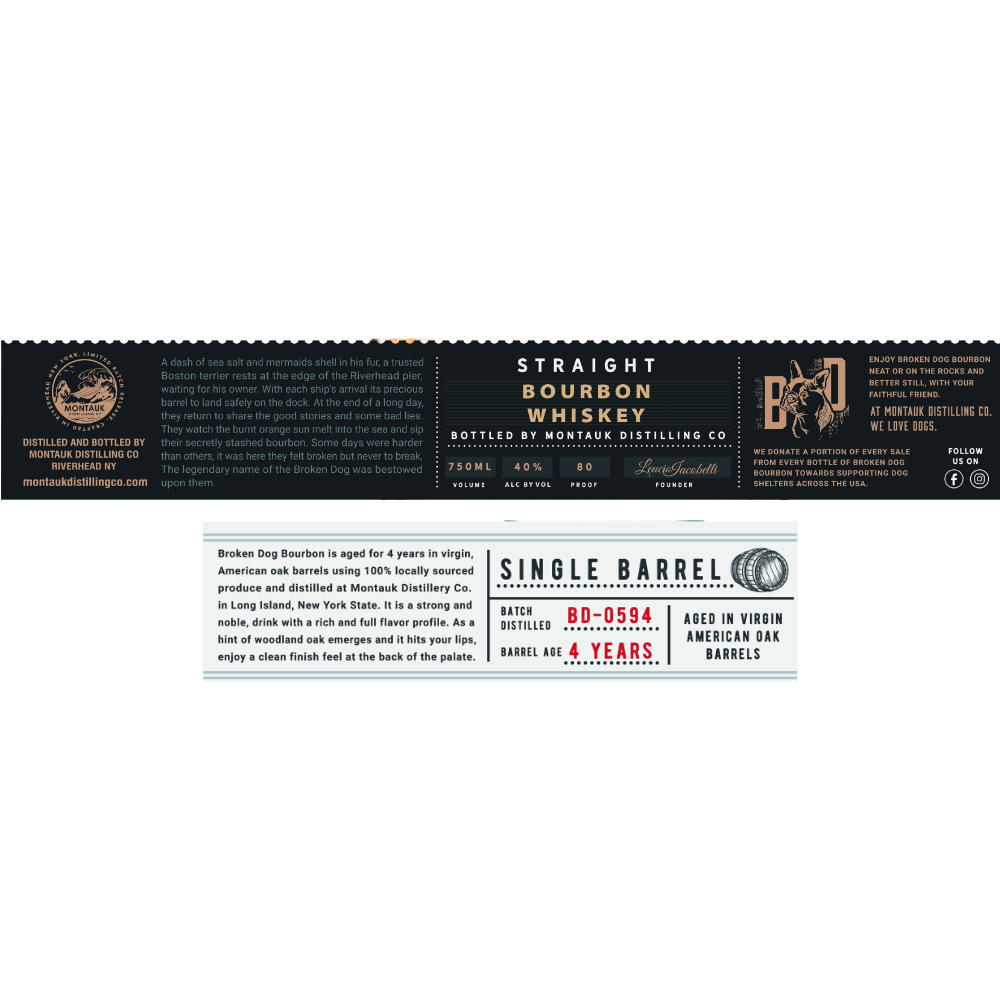 Buy Broken Dog Straight Bourbon Online