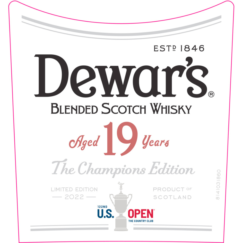 Buy Dewar's 19 Year Old US Open The Champions Edition 2022 Online