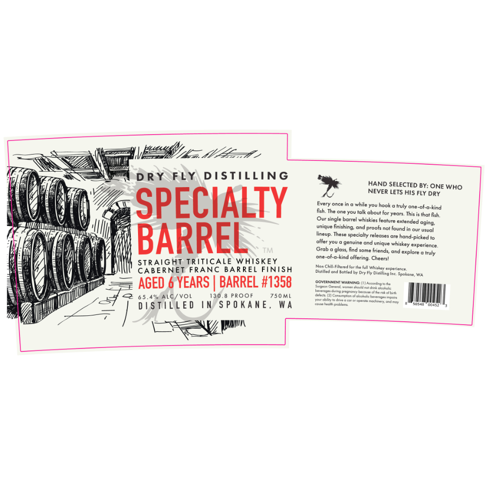 Buy Dry Fly Specialty Barrel Straight Triticale Whiskey Online
