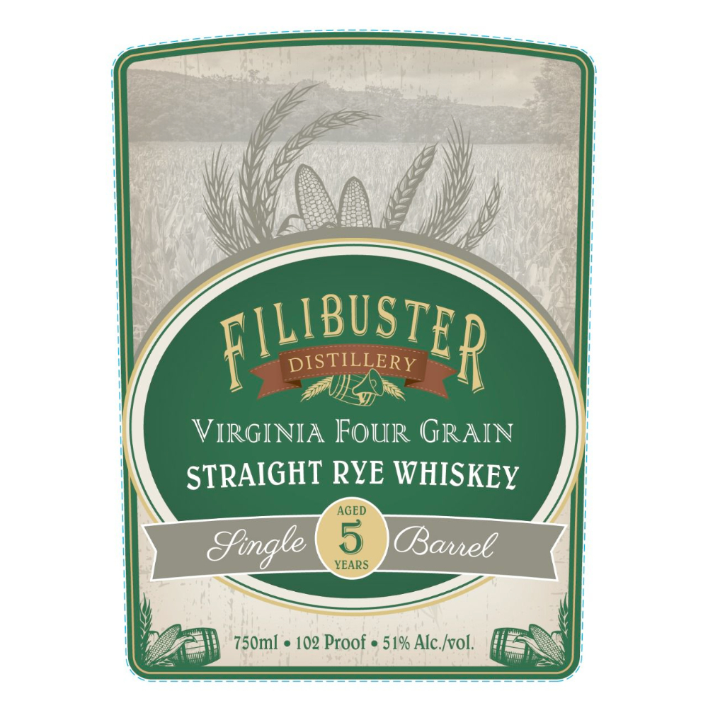 Buy Filibuster 5 Year Old Virginia Four Grain Straight Rye Online