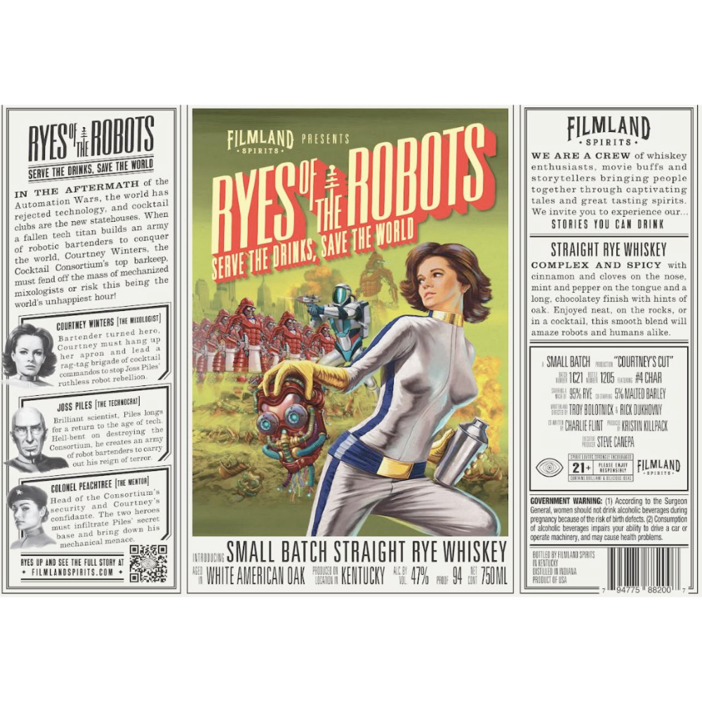 Buy Filmland Spirits Ryes of The Robots Straight Rye Online