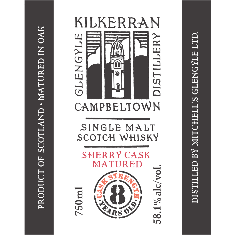 Buy Kilkerran 8 Year Old Cask Strength Sherry Cask Matured Online