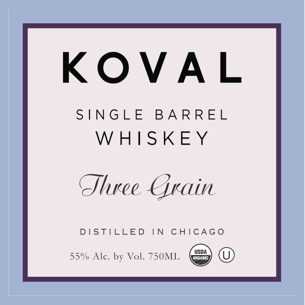 Buy Koval Three Grain Single Barrel Whiskey Online