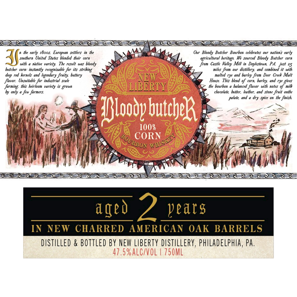 Buy New Liberty Bloody Butcher 100% Corn Bourbon Aged 2 Years Online