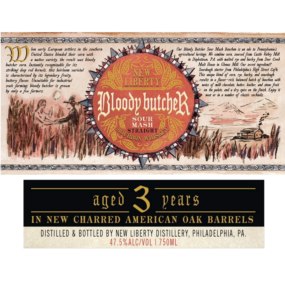 Buy New Liberty Bloody Butcher Sour Mash Bourbon Aged 3 Years Online