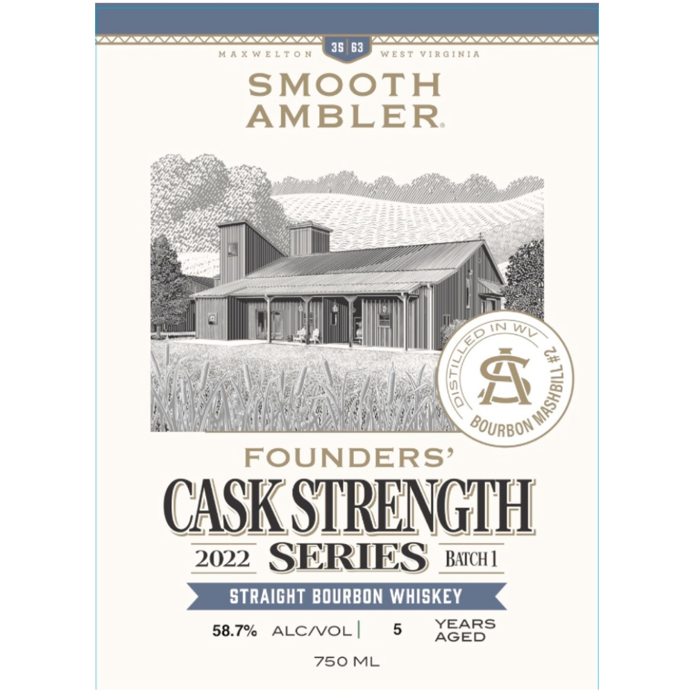 Buy Smooth Ambler 2022 Founder’s Cask Strength Series Bourbon Batch 1 Online