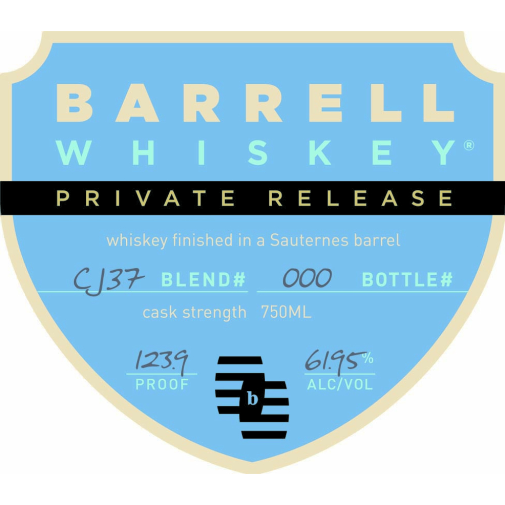 Buy Barrell Whiskey Private Release CJ37 Online