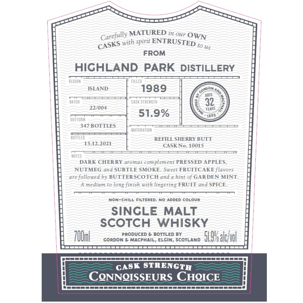 Buy Gordon and Macphail Highland Park 32 Year Old Connoisseurs Choice Online
