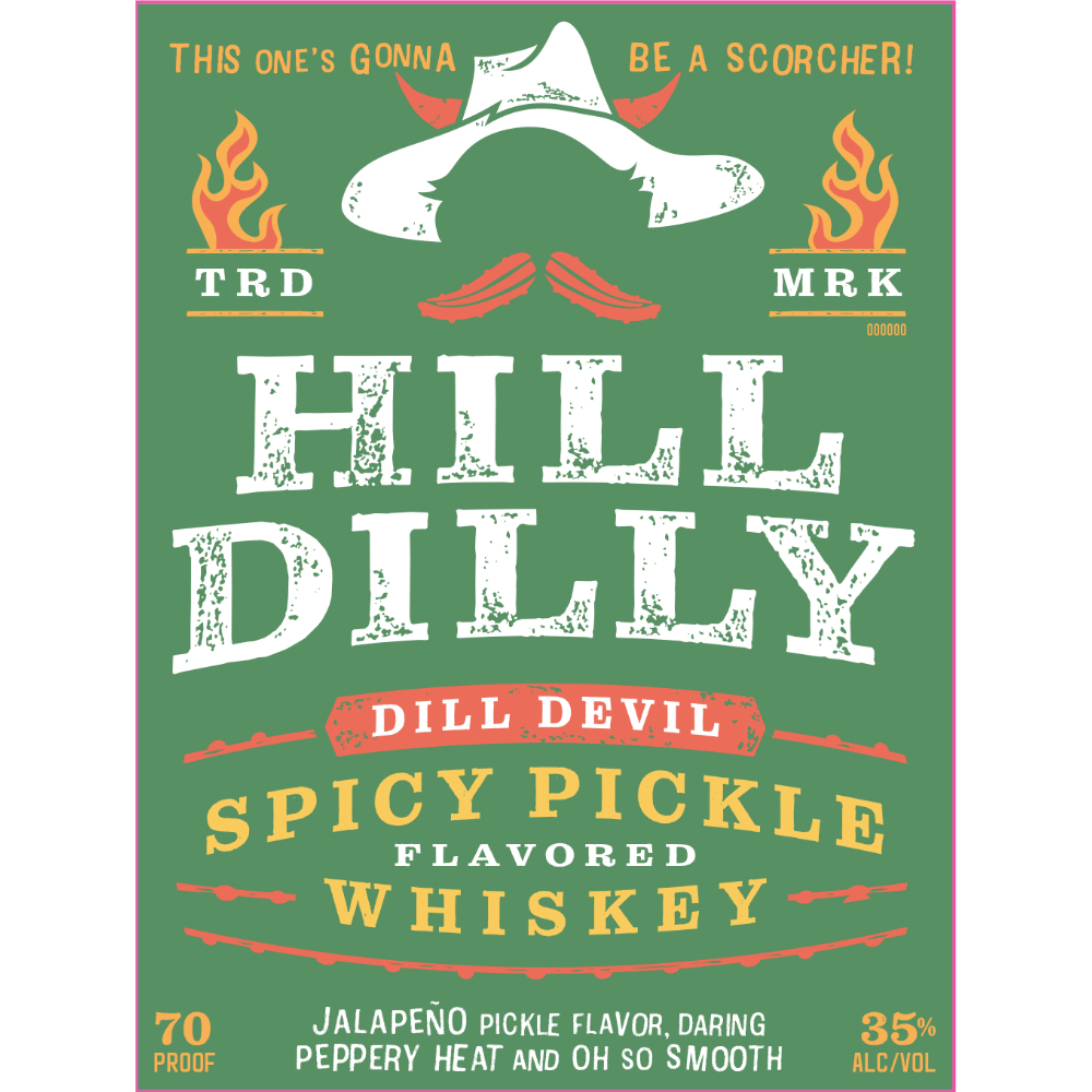 Buy Hill Dilly Dill Devil Spicy Pickle Flavored Whiskey Online