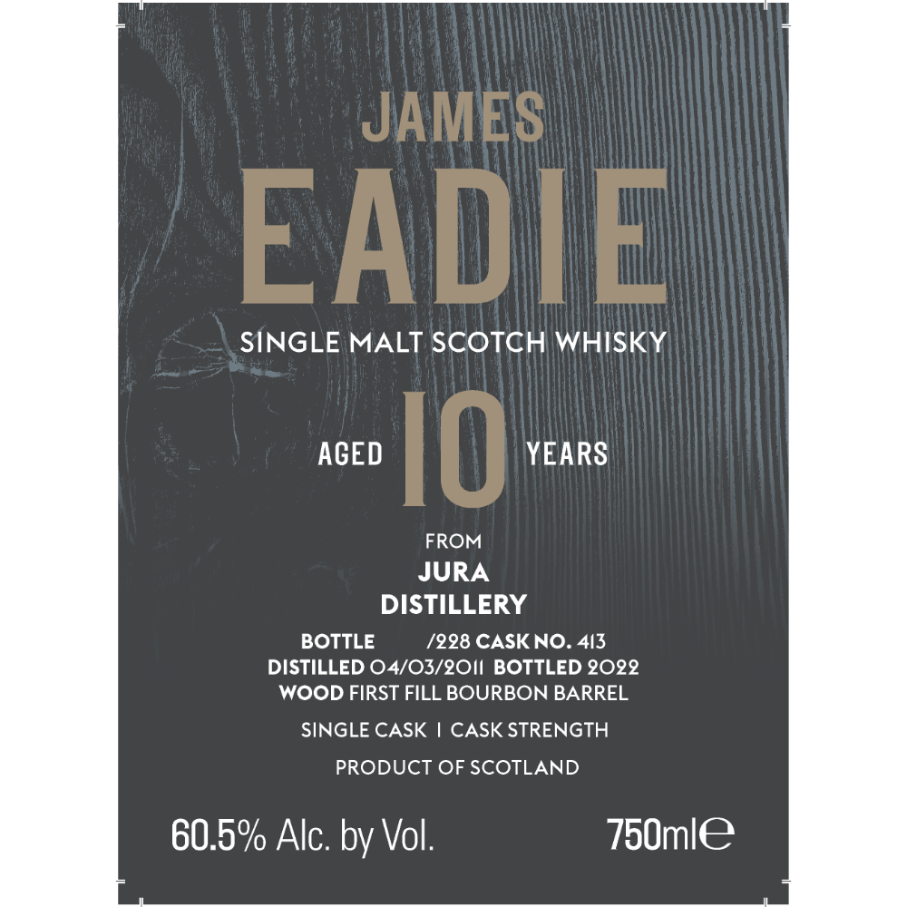 Buy James Eadie Jura Distillery 10 Year Old Single Malt Scotch Online