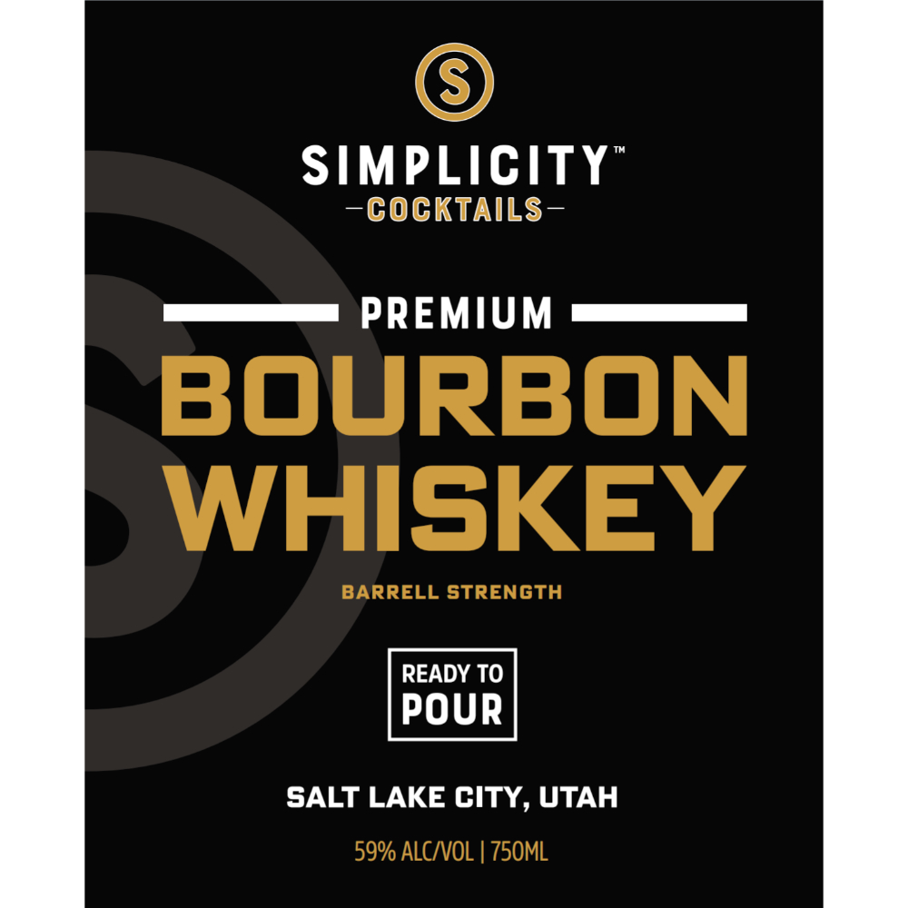 Buy Simplicity Cocktails Premium Bourbon Whiskey Online