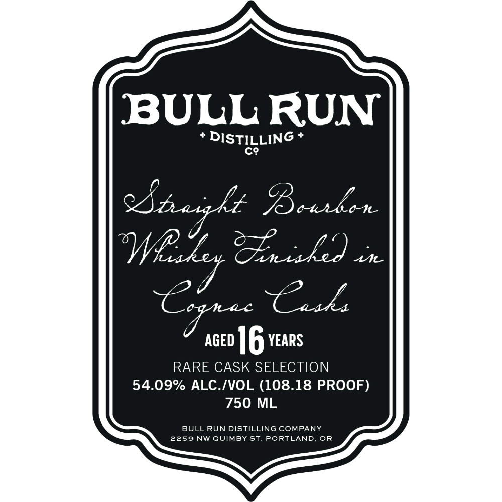 Buy Bull Run 16 Year Old Cognac Cask Finished Bourbon Online