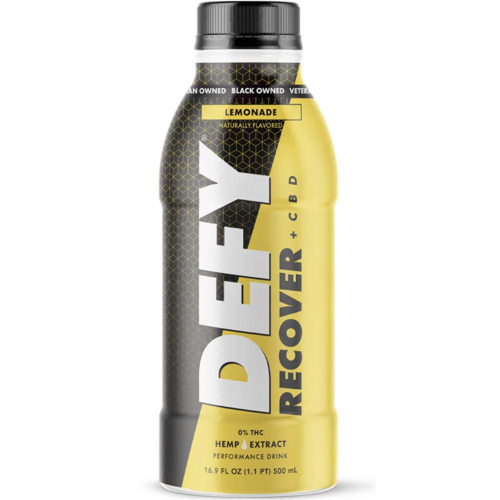 Buy DEFY RECOVER + CBD Performance Drink Lemonade 12PK Online