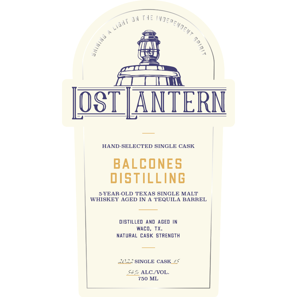 Buy Lost Lantern Balcones 5 Year Old Tequila Barrel Aged Online