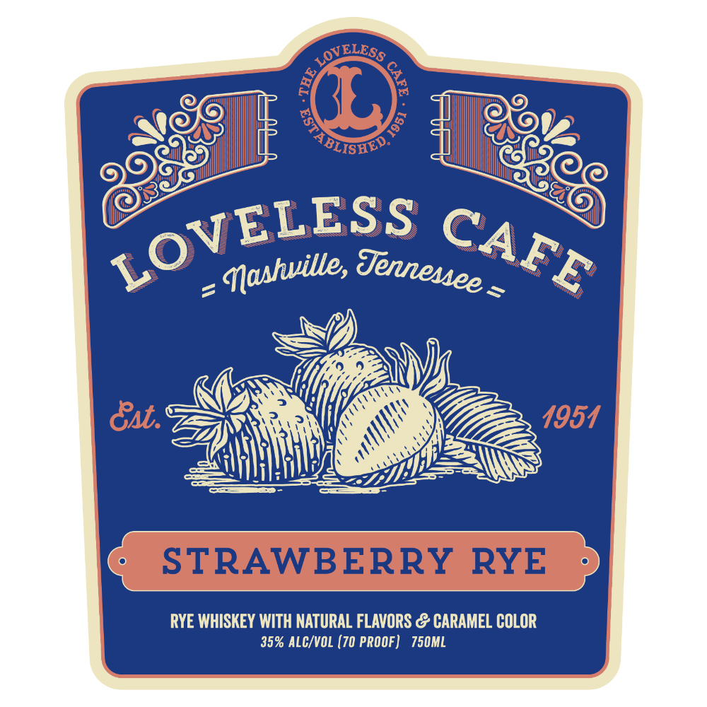 Buy Loveless Cafe Strawberry Rye Whiskey Online