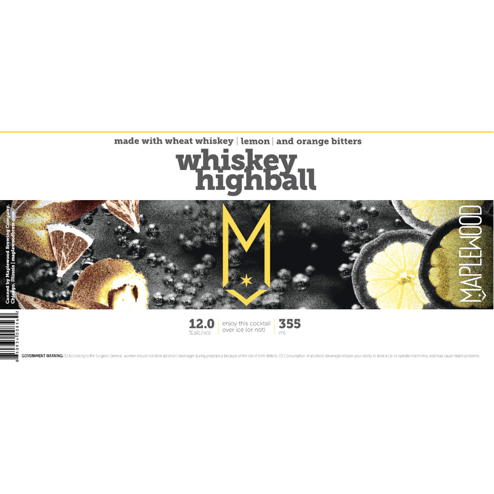 Buy Maplewood Distilling Whiskey Highball Online
