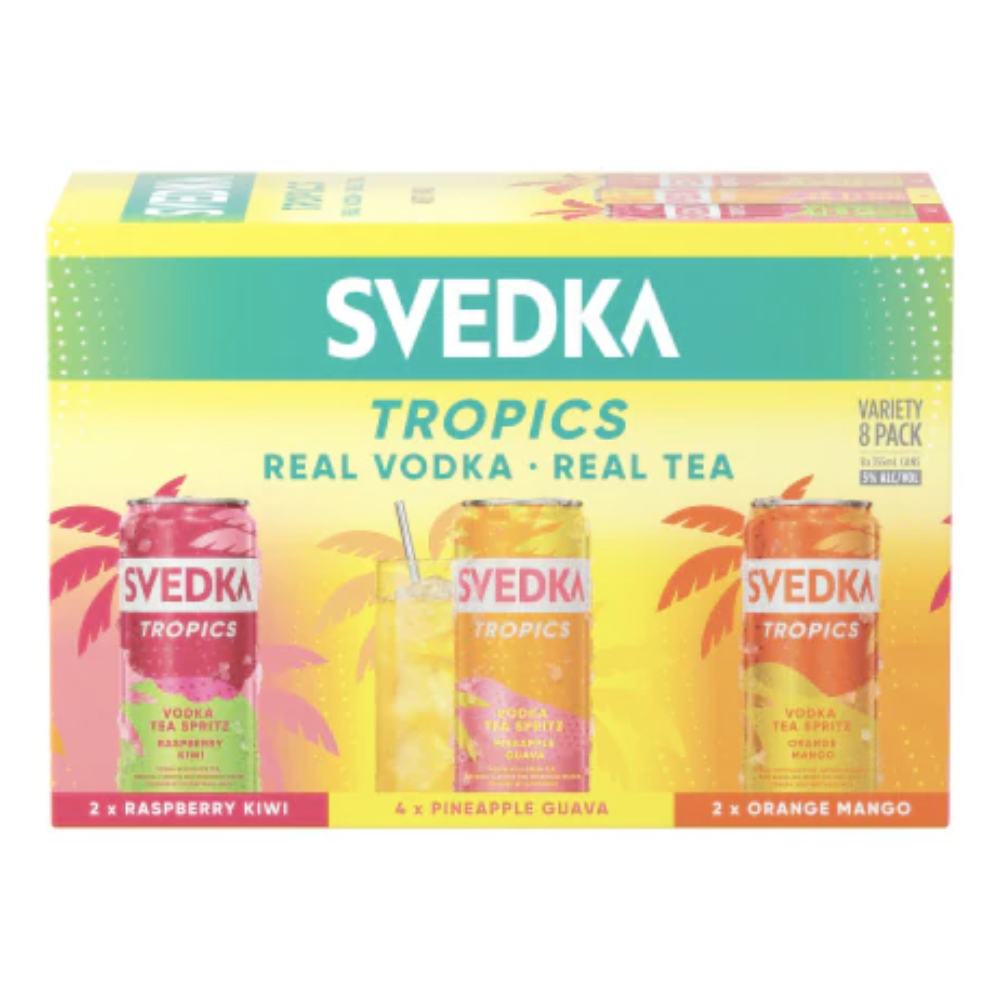 Buy SVEDKA Tropics Vodka Tea Spritz Variety 8PK Online