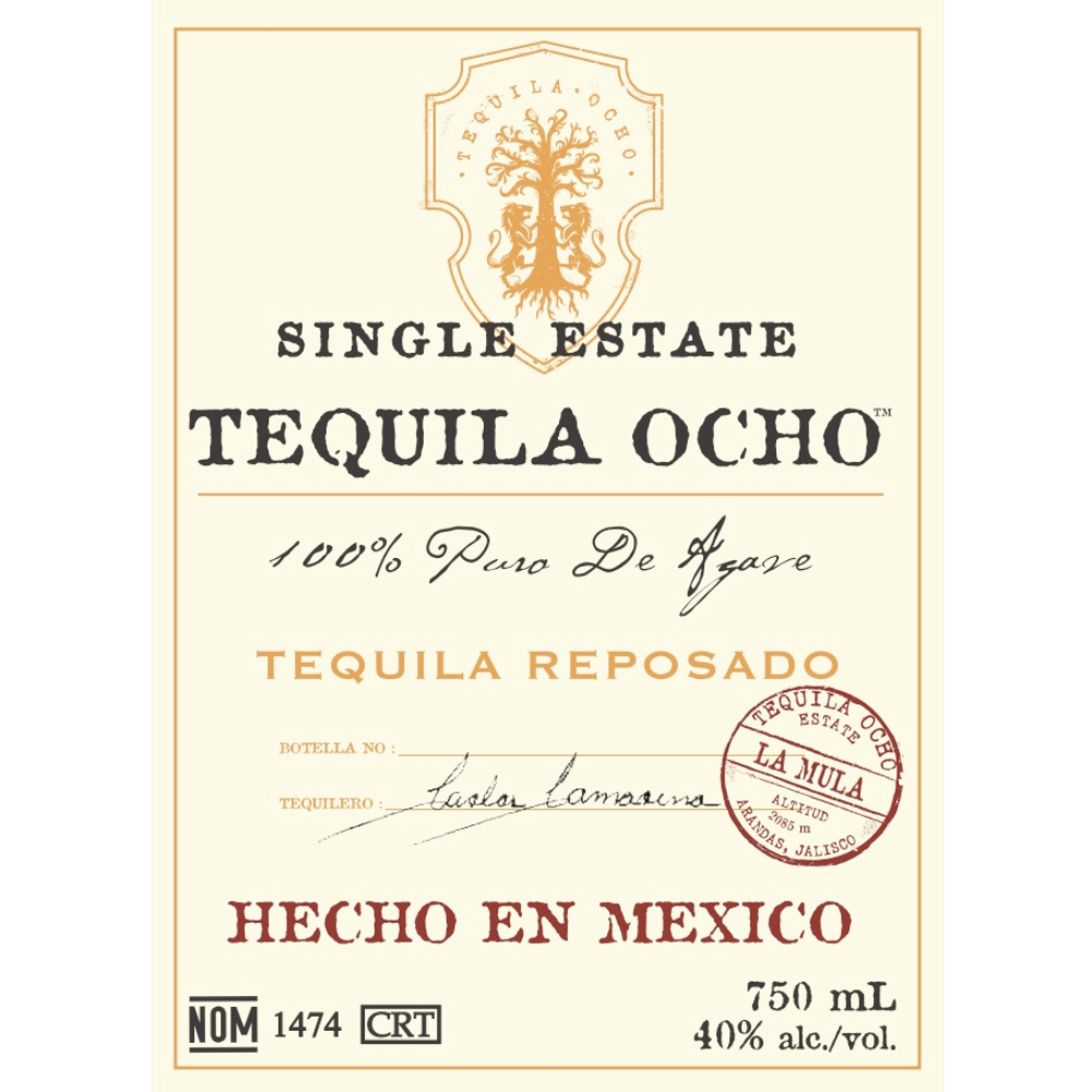 Buy Tequila Ocho Single Estate Reposado La Mula Online