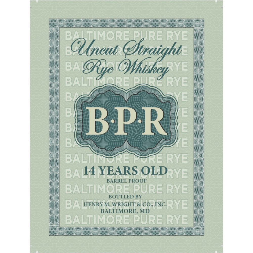 Buy Baltimore Pure Rye 14 Year Old Uncut Straight Rye Online