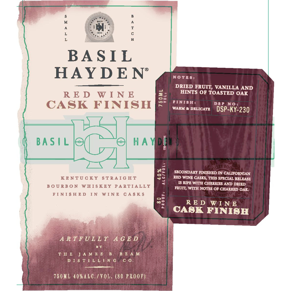Buy Basil Hayden Red Wine Cask Finish Bourbon Online