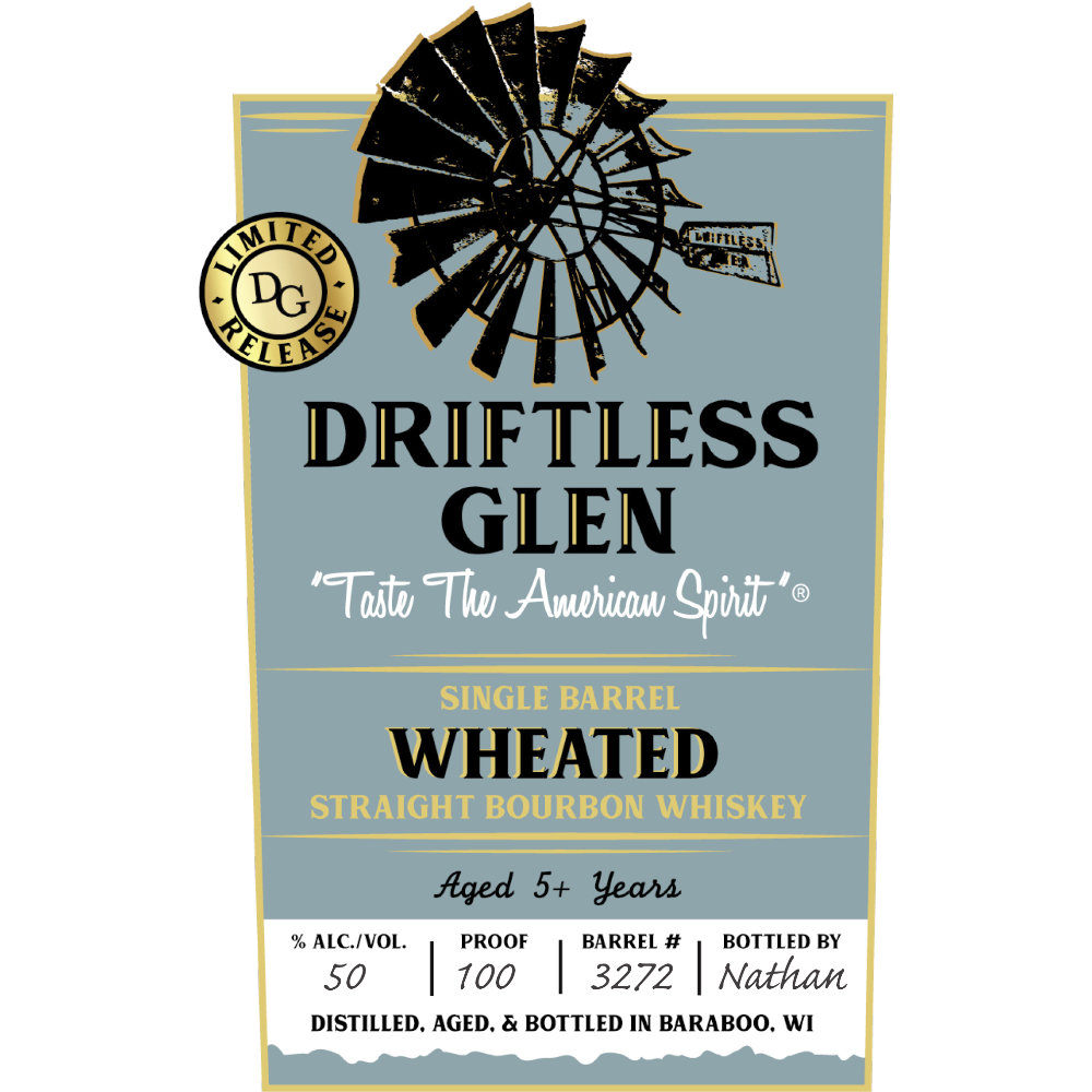 Buy Driftless Glen Single Barrel Wheated Straight Bourbon Online