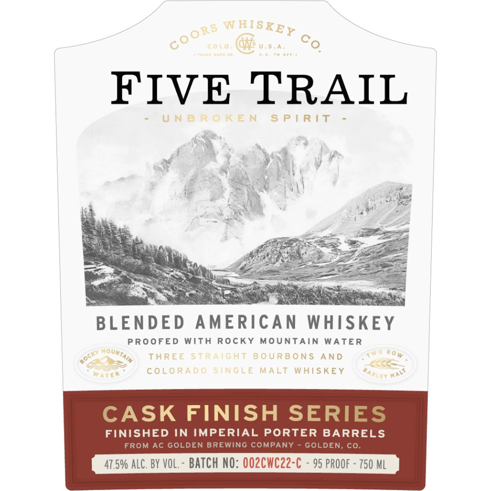 Buy Five Trail Blended American Whiskey Finished in Imperial Porter Barrels Online