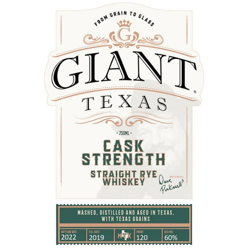 Buy Giant Texas Cask Strength Straight Rye Online